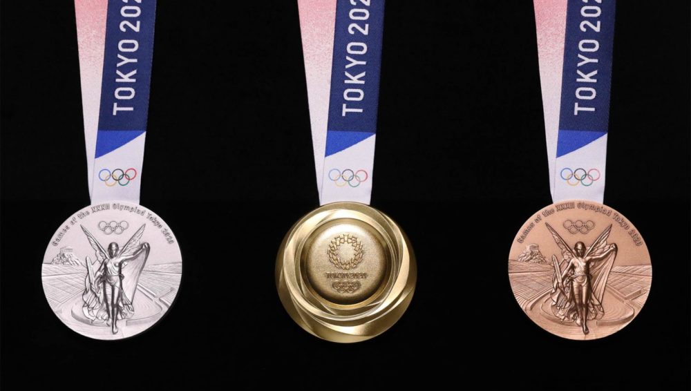 Tokyo 2020 Summer Olympic Medals Made From E-waste