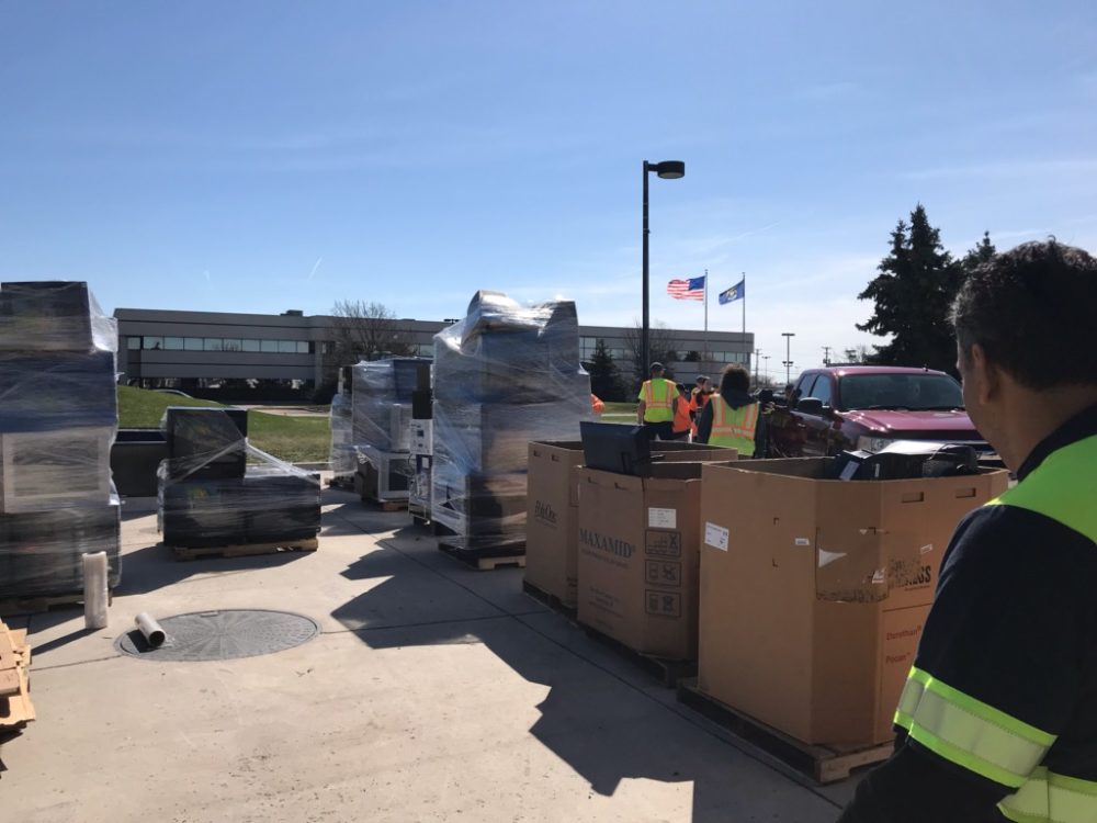 e waste collection with Great Lakes Electronics