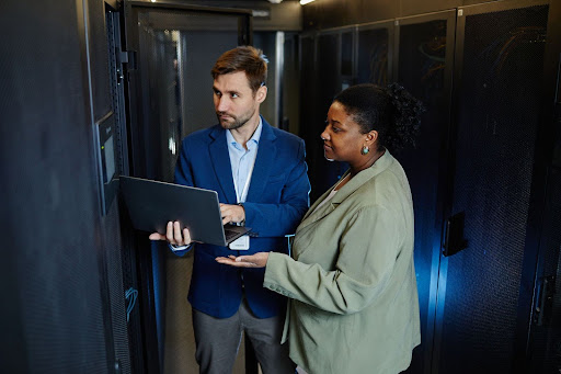 Workers going over server recycling protocols